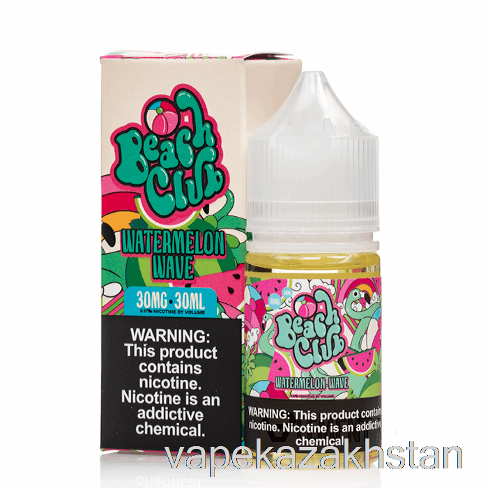 Vape Disposable Watermelon Wave - Beach Club Salts - 30mL 50mg